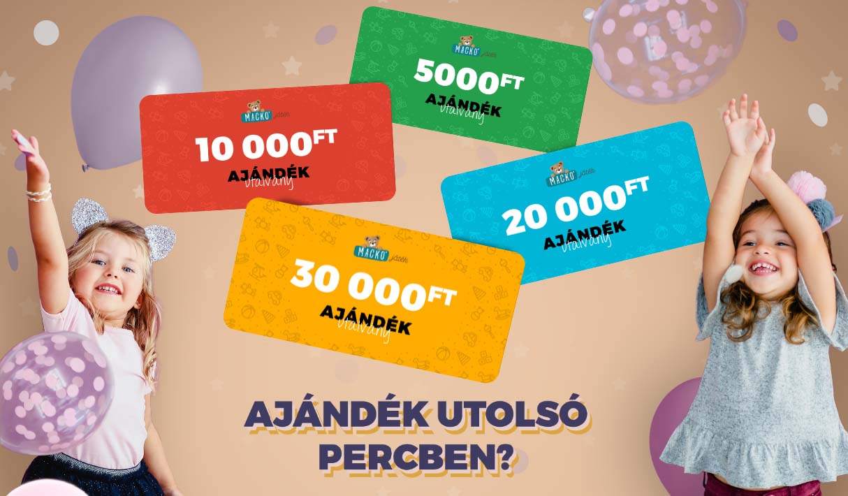 Ajándékutalványok