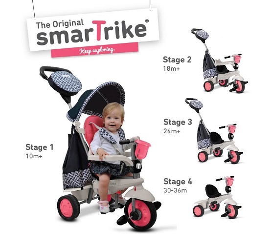 Detska trikolka deluxe touch steering smartrike