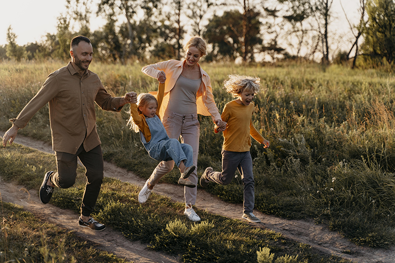 Famille enfants parents