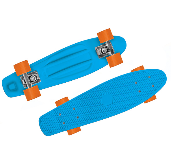Skateboard Per Bambina In PVC Con Ruote Luminose – 61x18 Cm, Portata 100 Kg, Cuscinetti Silenziosi, Regalo Perfetto Per Ragazze