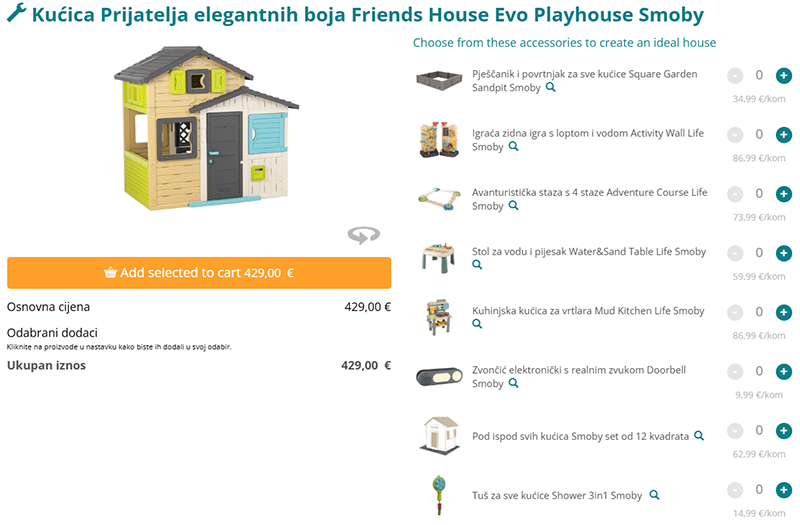 Konfigurator domceka smoby hr