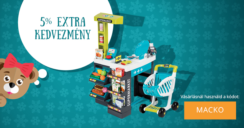 Szupermarket kedvezmény türkiz