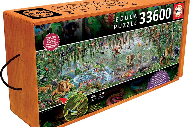 Puzzle Wild Life Educa