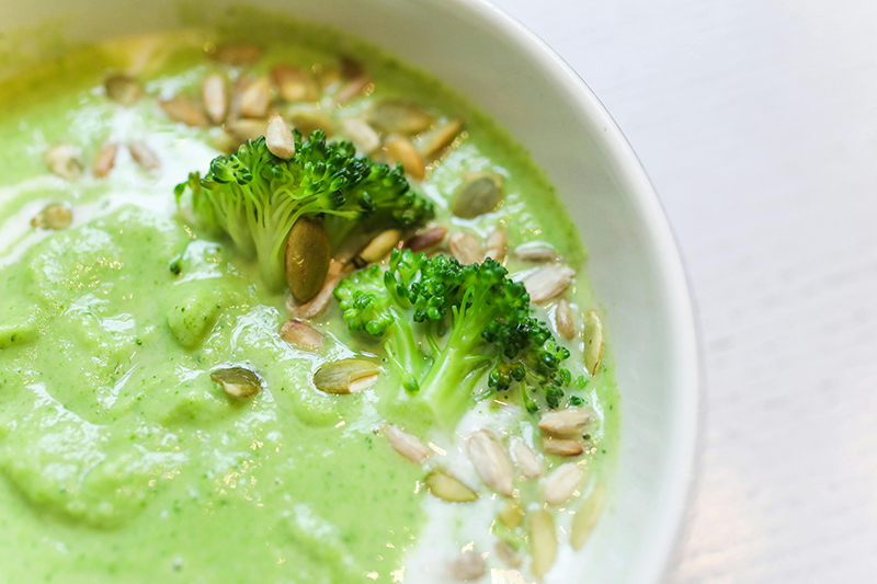 Soupe simple au brocoli