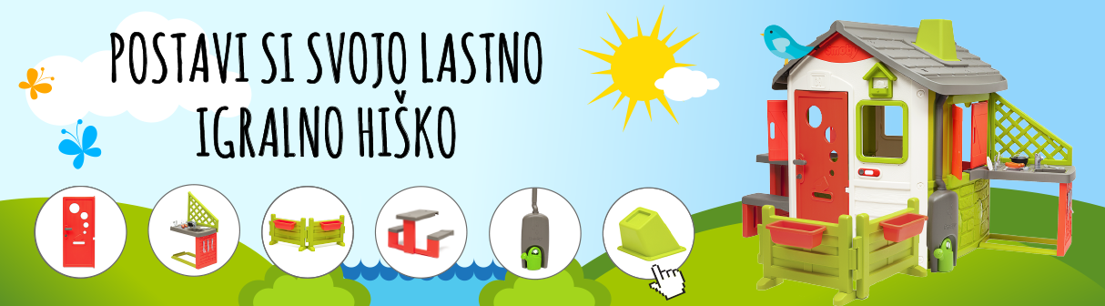 Hišica Neo Jura Lodge Smoby