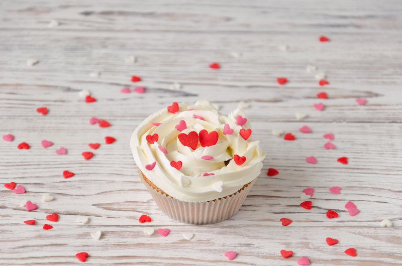 Cupcakes recepty Valentýn