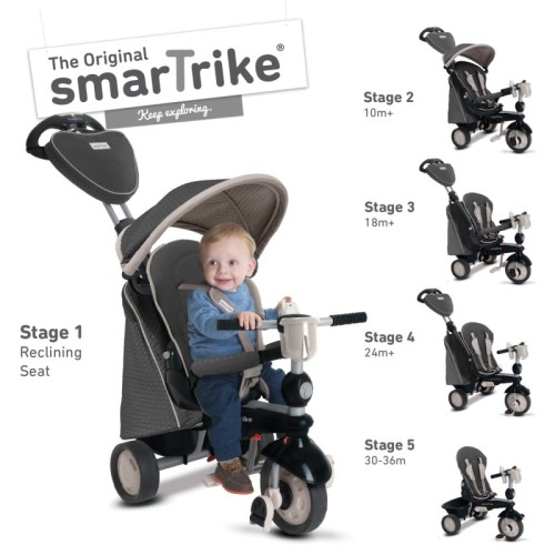 Triciletă smarTrike Recliner Infinity 5in1