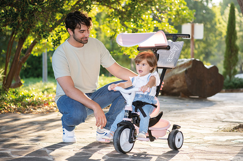 Trojkolka Baby Driver Pink Tricycle Smoby
