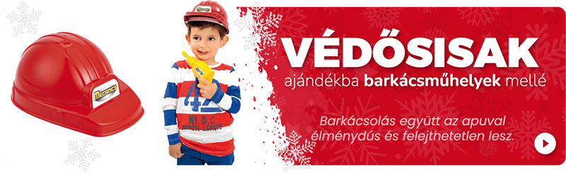 Védősisak ajándék karácsony