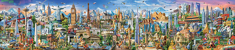 Veľké puzzle Around the world