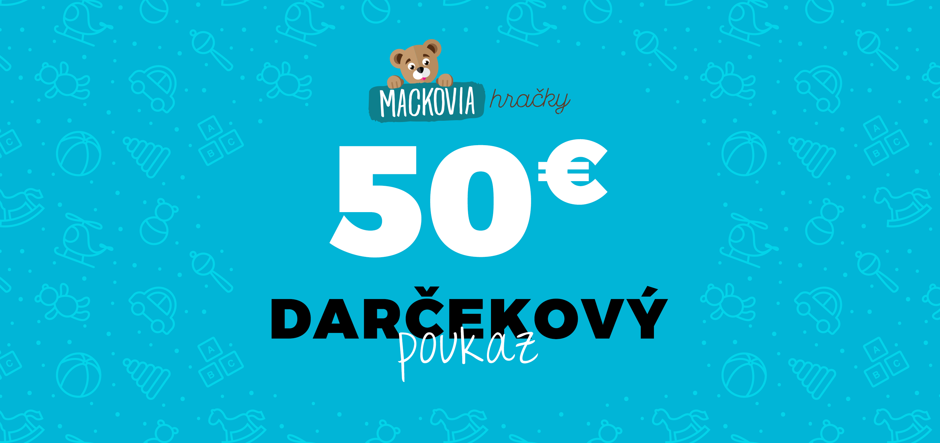 Darčekové kupóny - Darčekový poukaz 50€ 
