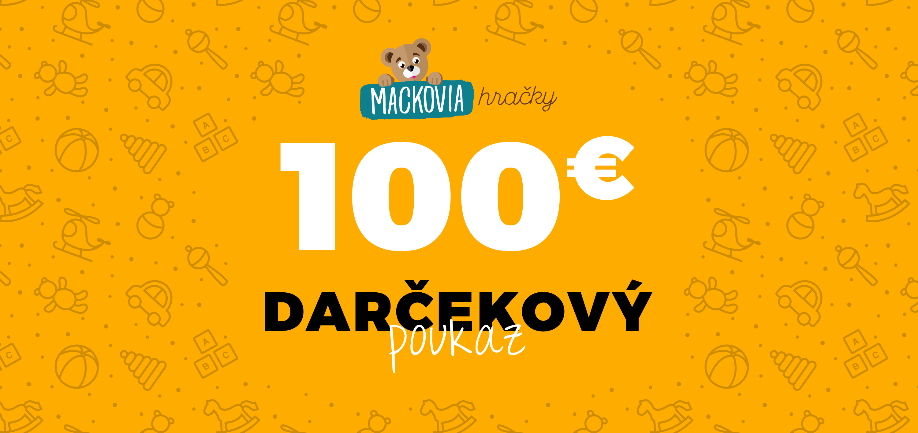 Darčekové kupóny - Darčekový poukaz 100€ 