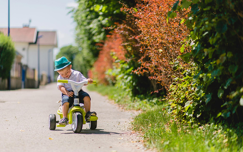 Zöld tricikli Baby Balade