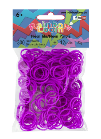 Rainbow Loom gumičky neonové - Rainbow Loom originálne gumičky 