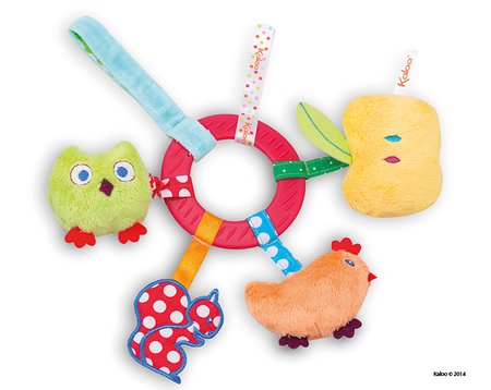 Chrastítka a kousátka - Multiaktivní kousátko Colors-My Activity Rattle Kaloo - 2