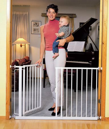 Bezpečnost a zdraví dítěte - Bezpečnostní zábrana na dveře a schody Auto-close Advanced™ Red Castle_1