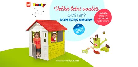 Vyhrajte dětský domeček Smoby!