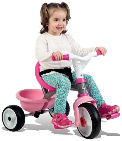 Triciclete de la 10 luni - Tricicletă Be Move Confort Rose Smoby - 4