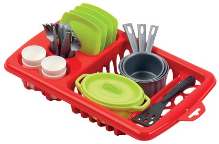Accesorii și vase de bucătărie de jucărie | Pagină 3 - Uscător mediu pentru vase 100 % Chef Écoiffier