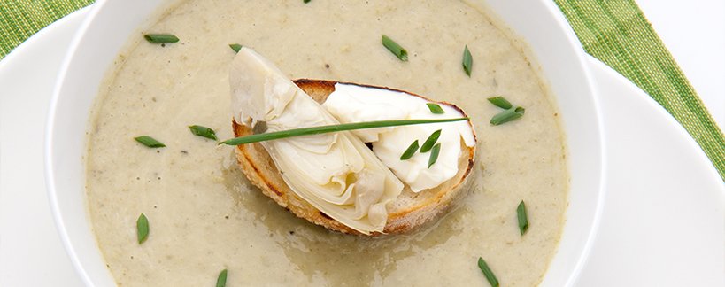 Cœurs d'artichauts au fromage de chèvre