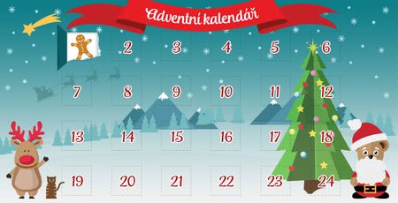 Adventní kalendář Medvídků: odkrývejte okénka a vyhrávejte