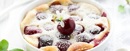 Čerešňový dezert clafoutis