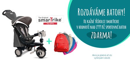 K tříkolce smarTrike batoh zdarma!