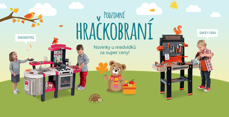 Podzimní hračkobraní: Novinky u medvídků za super ceny!