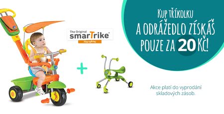 K jedné ze dvou tříkolek smarTrike - odrážedlo jen za 20 Kč!