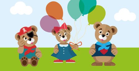 Medvídci radí, jak se zabavit na Den dětí