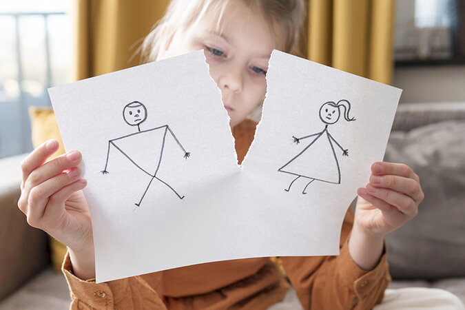 Le divorce et les enfants : Comment un enfant perçoit-il le divorce de ses parents ?