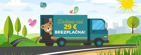 Brezplačna dostava pri nakupu nad 29 € se še ni zaključila!