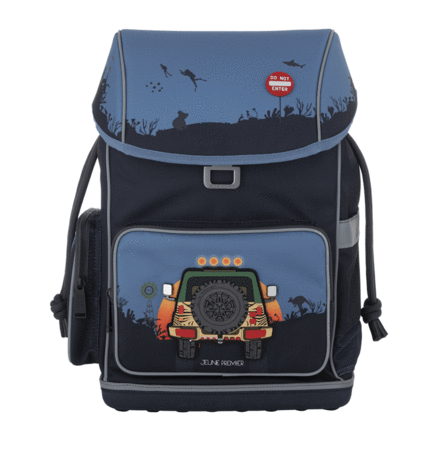 Iskolai hátizsákok - Iskolai hátizsák nagy Ergonomic Backpack Jungle Jeep Jeune Premier - 3