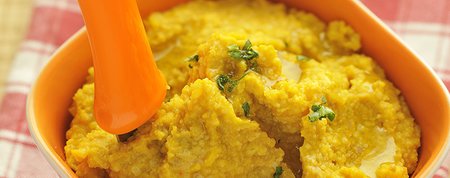Halloween-Kürbisbrei mit Hackfleisch