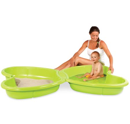 Ab 2 bis 3 Jahren - Sandkasten mit Wasserfontäne Schmetterling Butterfly Sand Pit Life Smoby_1