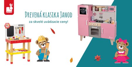 Dřevěná klasika Janod za skvělé uváděcí ceny!