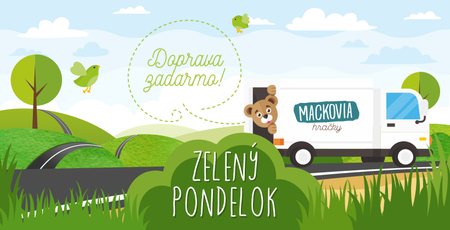 Zelený pondelok - doprava zadarmo nad 39 €!