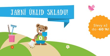 Jarní úklid skladu – slevy až 60 %