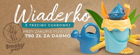 Wiaderko z trzciny cukrowej jako prezent