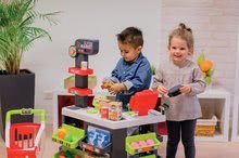 Läden für Kinder - Geschäft mit Einkaufswagen  Supermarket Smoby rot mit elektronischer Kasse und Scanner, Waage und 42 teiligem Zubehör_6