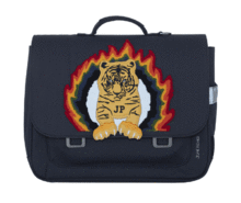 Cartella da scuola - Cartella da scuola Bag Mini Tiger Flame Jeune Premier ergonomica con design di lusso 27*32 cm_3