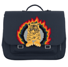 Školské aktovky - Školská aktovka It Bag Maxi Tiger Flame Jeune Premier ergonomická luxusné prevedenie 35*41 cm_2