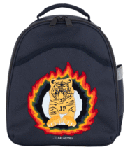 Školské tašky a batohy - Školská taška batoh Backpack Ralphie Tiger Flame Jeune Premier ergonomický luxusné prevedenie 31*27 cm_2